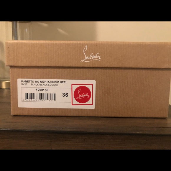 CHRISTIAN LOUBOUTIN KABETTS 100 LEATHER PUMP - Picture 4 of 16